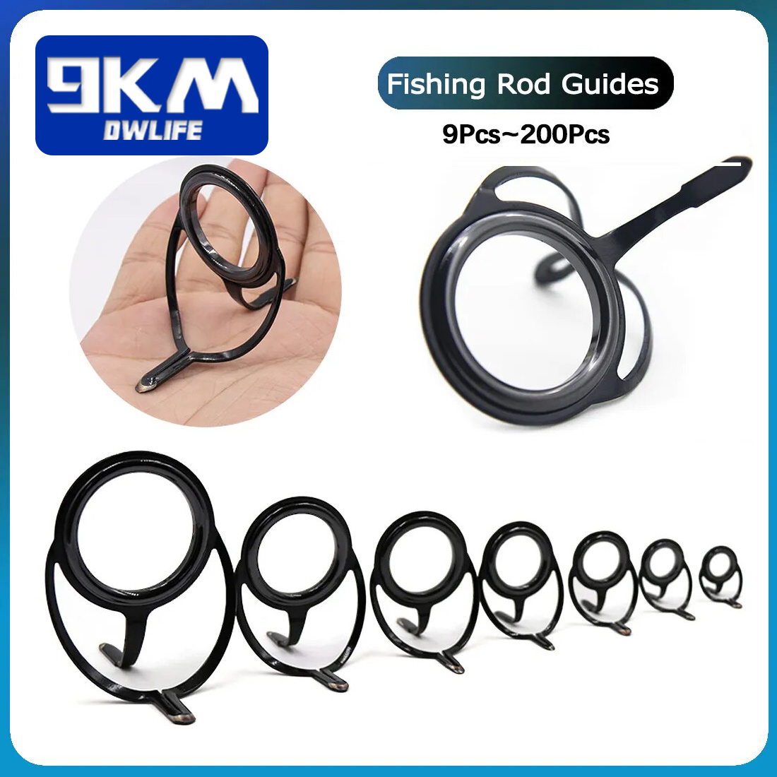 Fishing Rod Guide Replacement - Kit de reparo de vara de