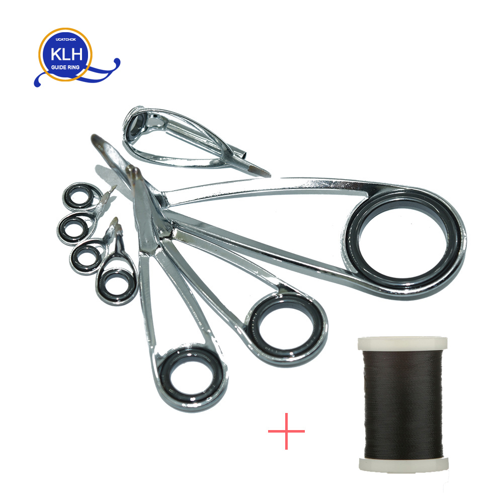 Fishing Rod Repair Kit - 8 pçs/kit klh suporte anel guia