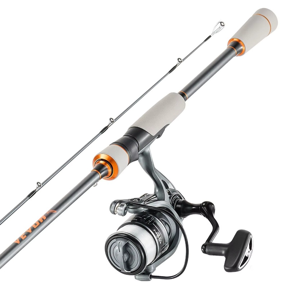 Fishing Rod Carbon Fiber - Conjunto de Vara de Pesca de