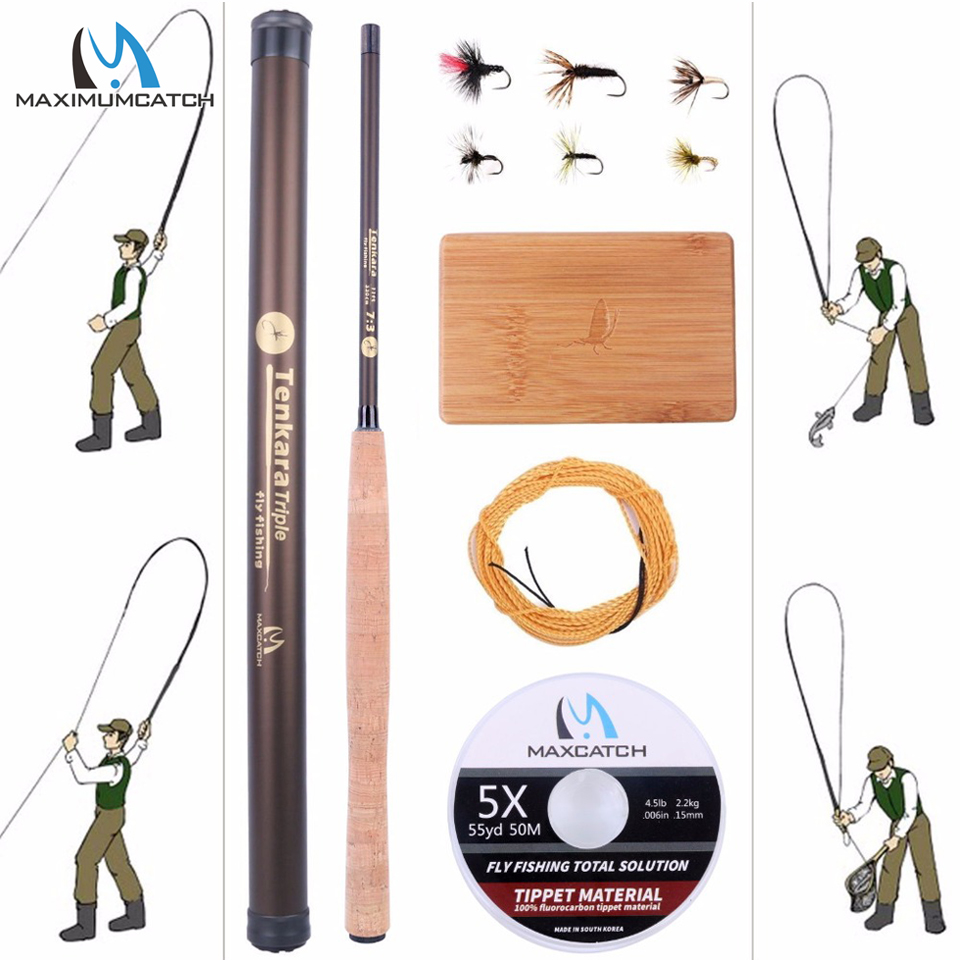 Fishing Rod Carbon Fiber - Maximumcatch-Tenkara Rod Outfit, V-Tenkara Rod, Fibra