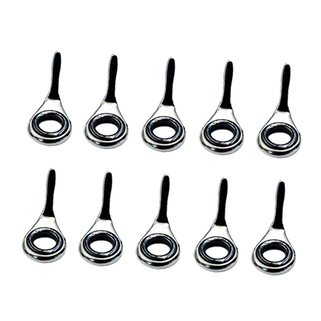 Fishing Rod Tip Replacement - Conjunto de 10 Guias Telescópicos para