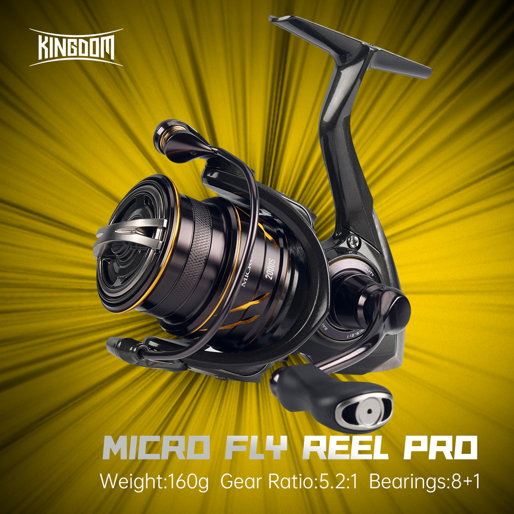 Abu Garcia Reel Max - Carretilha de Pesca Kingdom Micro Fly