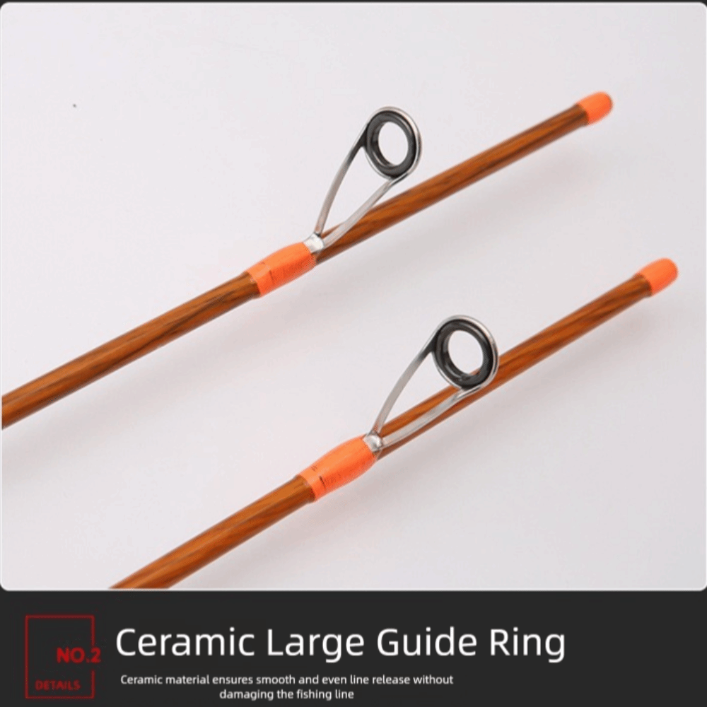 Alta qualidade 4 seções fiação - Fishing Rod Carbon Fiber avaliação e preço