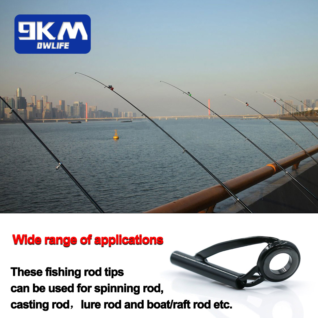 Kit de reparo de ponta guia de - Fishing Rod Tip Replacement avaliação e preço