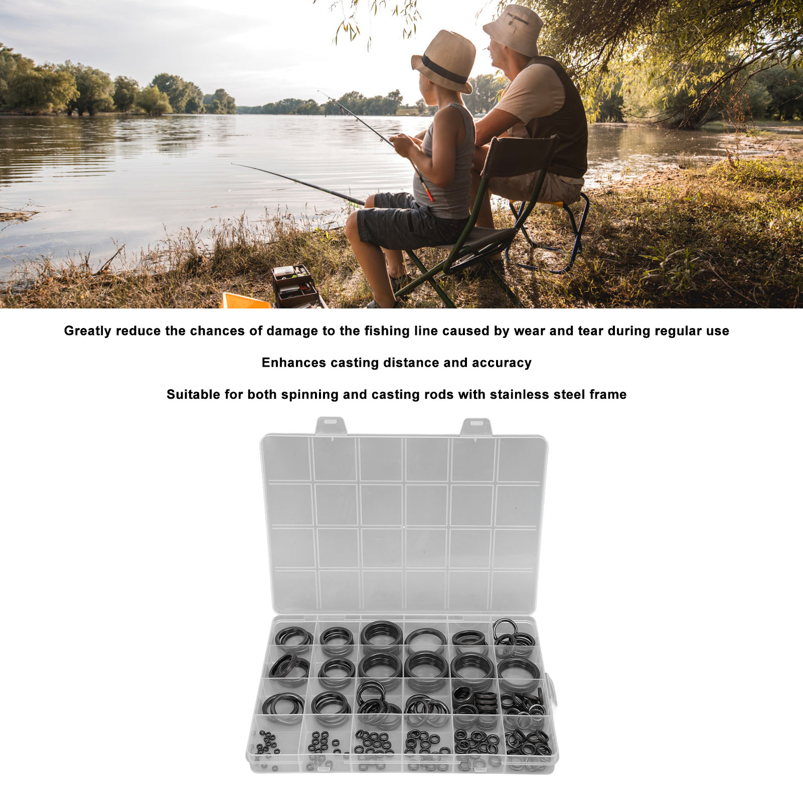 Kit de reparo de guia de vara  - Fishing Rod Repair Kit avaliação e preço