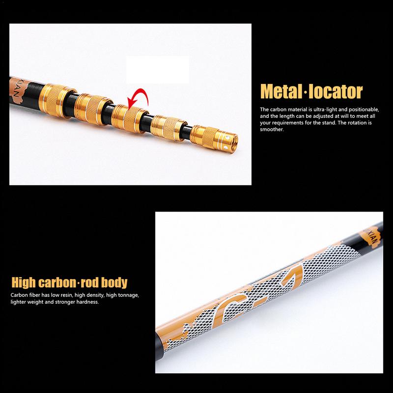 Ajustável Pesca Pólo Titulares - Fishing Rod Carbon Fiber avaliação e preço