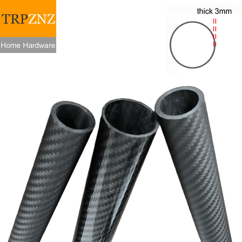 Tubo de fibra de carbono 3k od - Fishing Rod Carbon Fiber avaliação e preço