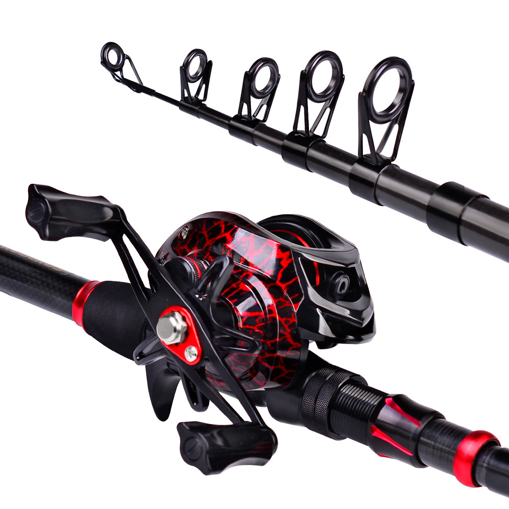 Conjunto de Vara de Pesca de F - Fishing Rod Carbon Fiber avaliação e preço
