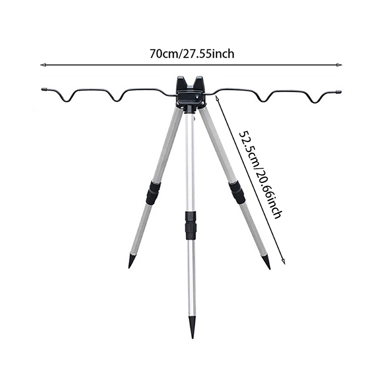 1 pçs suporte telescópico da l - Fishing Rod Casting avaliação e preço