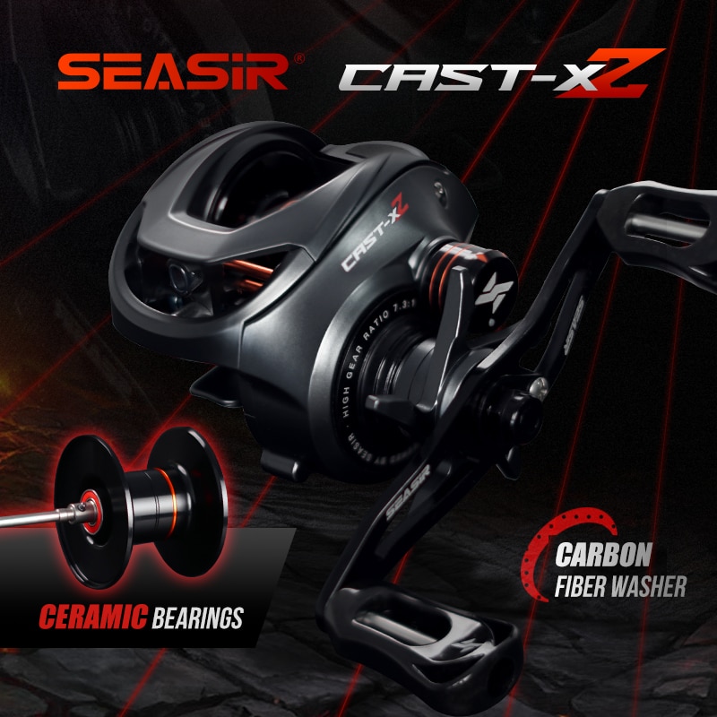 SEASIR Cast X2 Baitcasting Ree - Kastking Reel Zephyr avaliação e preço